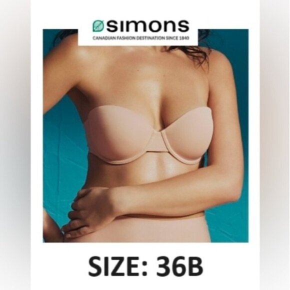 Miiyu-Simons, Bare Sexy Strapless and Convertible Bra. Size: 36B. NWT. (1770) - Picture 1 of 16